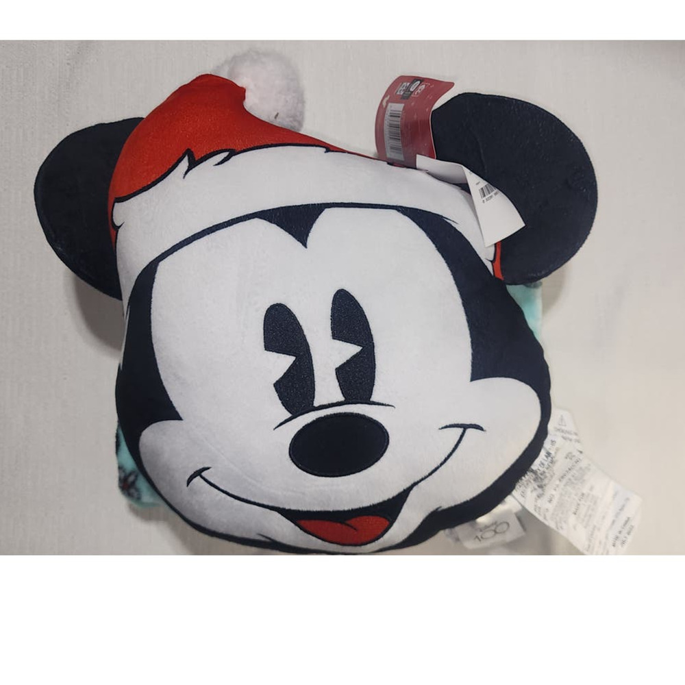 Mickey mouse throw pillow and blanket 40'' x50''
